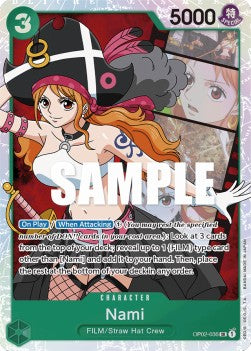 Nami (OP02-036) (V.1) OP02 Super Rare Near Mint Englisch