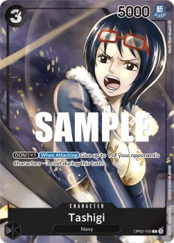 Tashigi (OP02-105) (V.2) OP02 Alternate Art Near Mint Englisch