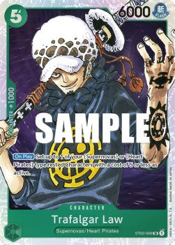 Trafalgar Law (ST02-009) R Super Rare Near Mint Englisch
