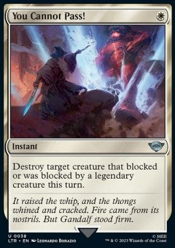 You Cannot Pass! LTR-38 Uncommon Near Mint Englisch