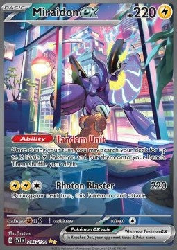 Miraidon ex SVI-244 Special Illustration Rare Good Deutsch