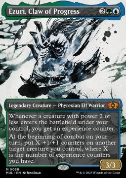 Ezuri, Claw of Progress (V.1) MUL-38 Mythic Near Mint Englisch Foil