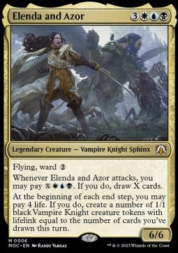 Elenda und Azor MOC-6 Mythic Excellent Deutsch Foil