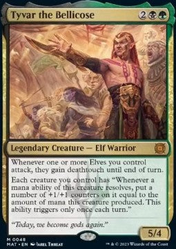Tyvar the Bellicose MAT-48 Mythic Near Mint Englisch