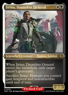 Jirina, Dauntless General XMAT-132 Rare Excellent Englisch Foil