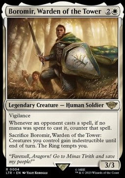 Boromir, Warden of the Tower LTR-4 Rare Near Mint Englisch