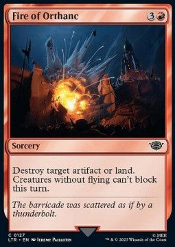 Fire of Orthanc LTR-127 Common Excellent Englisch