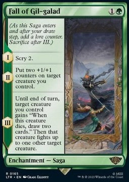 Fall of Gil-galad LTR-165 Rare Near Mint Englisch Foil