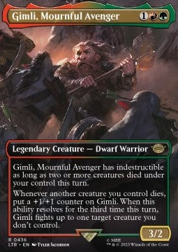 Gimli, Mournful Avenger XLTR-436 Rare Near Mint Englisch