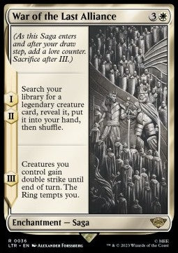 War of the Last Alliance LTR-36 Rare Near Mint Englisch Foil