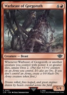 Warbeast of Gorgoroth LTR-152 Common Near Mint Englisch Foil