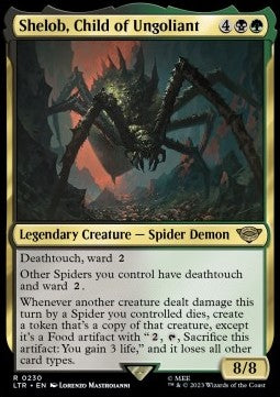 Shelob, Child of Ungoliant LTR-230 Rare Light Played Englisch