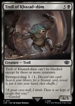 Troll of Khazad-dûm LTR-111 Common Near Mint Englisch Foil
