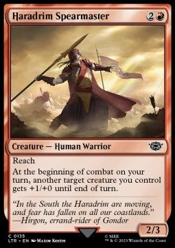 Haradrim Spearmaster LTR-135 Common Excellent Englisch