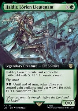 Haldir, Lórien Lieutenant XLTC-122 Rare Excellent Englisch