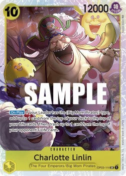 Charlotte Linlin (OP03-114) (V.1) OP03 Super Rare Poor Englisch