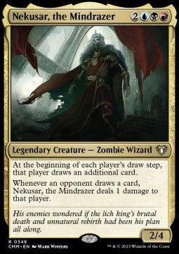 Nekusar, the Mindrazer CMM-349 Rare Light Played Englisch Foil