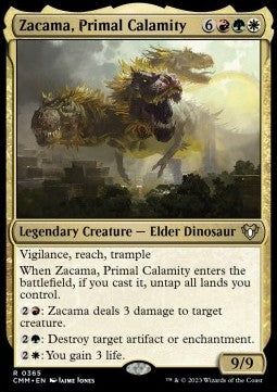 Zacama, Primal Calamity CMM-365 Rare Near Mint Englisch