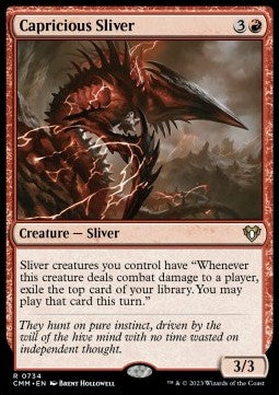 Capricious Sliver XCMM-734 Rare Near Mint Deutsch