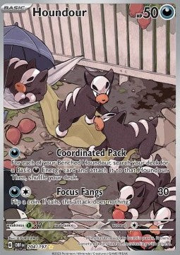Houndour OBF-204 Illustration Rare Excellent Englisch