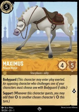 Maximus - Schloss-Pferd 1TFC-10 Super Rare Boosterfrisch Deutsch Foil