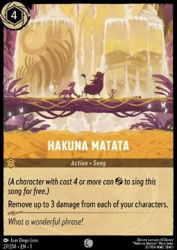 Hakuna Matata 1TFC-27 Common Boosterfrisch Deutsch Foil