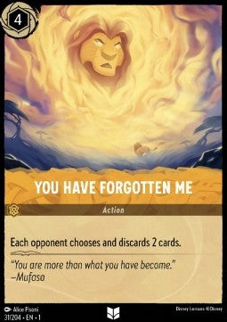 You Have Forgotten Me 1TFC-31 Uncommon Near Mint Englisch