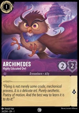 Archimedes - Highly Educated Owl 1TFC-36 Common Boosterfrisch Englisch Foil