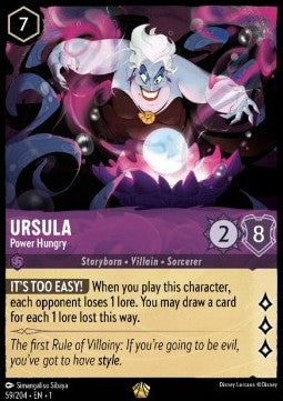 Ursula - Machtgierig 1TFC-59 Legendary Near Mint Deutsch