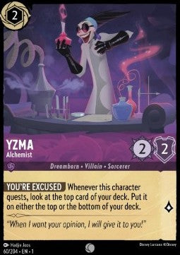 Yzma - Alchemist 1TFC-60 Common Boosterfrisch Englisch Foil