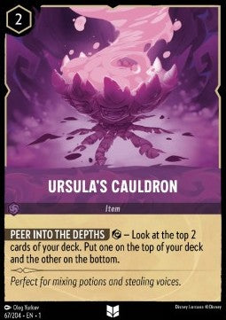 Ursula's Cauldron 1TFC-67 Uncommon Boosterfrisch Englisch Foil