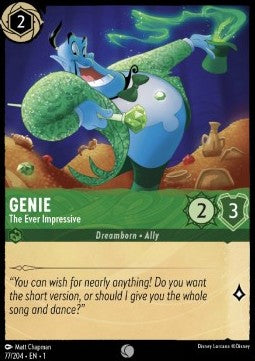 Dschinni - Stets eindrucksvoll 1TFC-77 Common Boosterfrisch Deutsch Foil