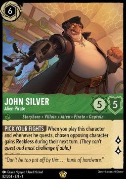 John Silver - Außerirdischer Pirat 1TFC-82 Legendary Near Mint Deutsch