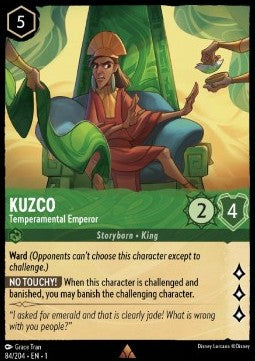 Kuzco - Temperamental Emperor 1TFC-84 Rare Near Mint Englisch