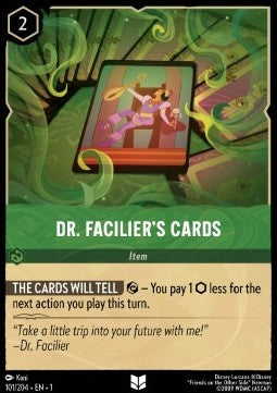 Dr. Faciliers Karten 1TFC-101 Uncommon Near Mint Deutsch Foil