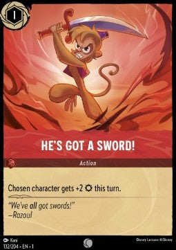 Er Hat Ein Schwert! 1TFC-132 Common Boosterfrisch Deutsch Foil