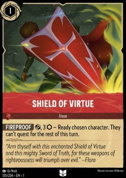 Shield of Virtue 1TFC-135 Uncommon Boosterfrisch Englisch Foil