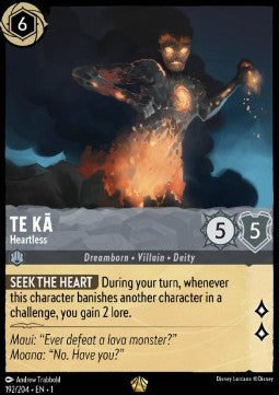 Te Kā - Heartless 1TFC-192 Legendary Near Mint Englisch