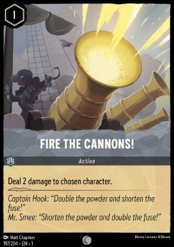 Feuert die Kanonen! 1TFC-197 Common Boosterfrisch Deutsch Foil