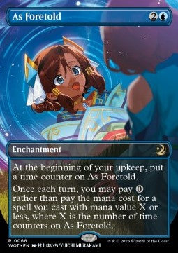 As Foretold (V.2) WOT-68 Rare Good Englisch Foil