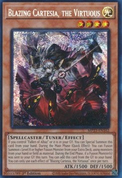 Flammende Cartesia, die Tugendhafte MP23-DE162 Secret Rare Near Mint Deutsch 1. Auflage