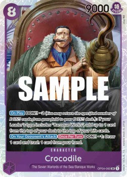 Crocodile (OP04-060) (V.1) OP04 Super Rare Near Mint Englisch