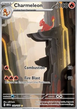 Charmeleon MEW-169 Illustration Rare Near Mint Englisch