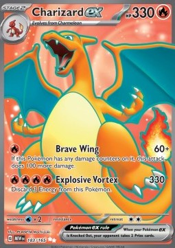 Charizard ex MEW-183 Ultra Rare Near Mint Englisch
