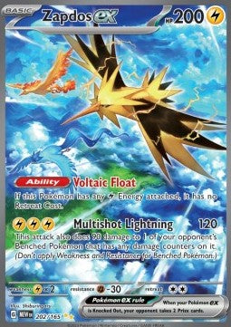 Zapdos ex MEW-202 Special Illustration Rare EX Deutsch