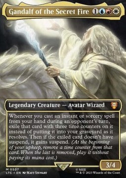 Gandalf of the Secret Fire LTRH-507 Mythic Excellent Englisch Foil