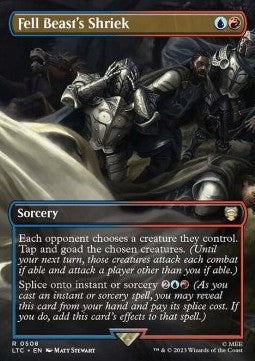 Fell Beast's Shriek LTRH-508 Rare Good Englisch Foil