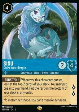 Sisu - Göttlicher Wasserdrache 2ROF-159 Legendary Near Mint Deutsch Foil