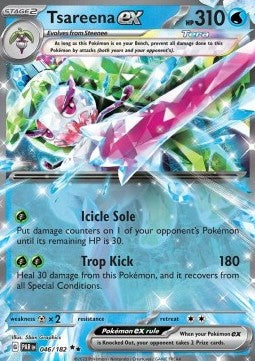 Tsareena ex PAR-046 Double Rare Excellent Englisch