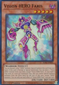 Visions-HELD Faris (V.2) RA01-004 Ultra Rare Excellent Deutsch 1. Auflage